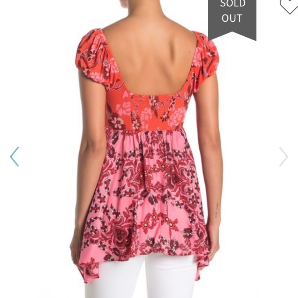Free People La Bamba Babydoll Top - Picture 3 of 3